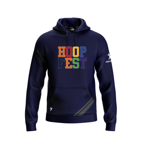 [FOLHSMNV-YXS-LOGO1] Decker Summit Hoodie (Youth XS, Navy, Logo 1)