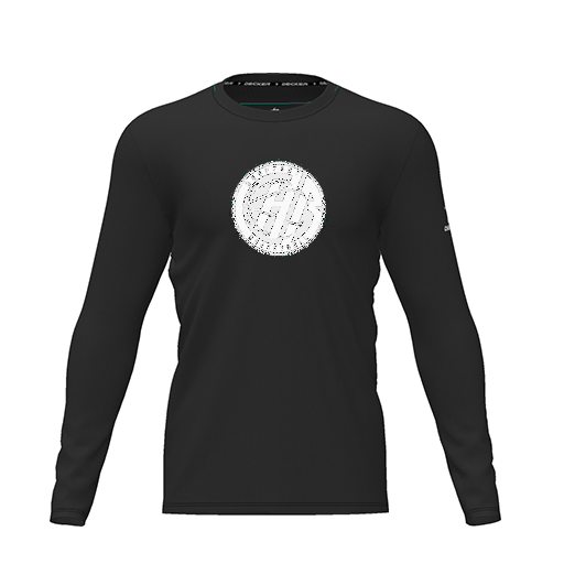 [CUS-DRIF-TEES-PER-CNK-LSL-BLK-YXS-LOGO2] Dri Fit Performance T-Shirt (Youth XS, Black, Logo 2, Long Sleeve)