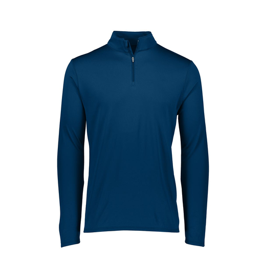 [FTLQFLNV-AS-LOGO1] Men's Flex-Lite 1/4 Zip Shirt (Adult S, Navy, Logo 1)