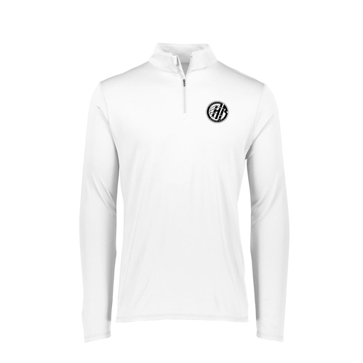 [FTLQFLWH-FAXS-LOGO2] Decker Women's Flex-Lite 1/4 Zip Shirt (Female Adult XS, White, Logo 2)