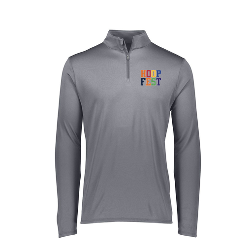 [FTLQFLGY-FAXS-LOGO1] Ladies Flex-Lite 1/4 Zip Shirt (Female Adult XS, Gray, Logo 1)