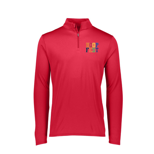 [FTLQFLRD-FAXS-LOGO1] Decker Women's Flex-Lite 1/4 Zip Shirt (Female Adult XS, Red, Logo 1)