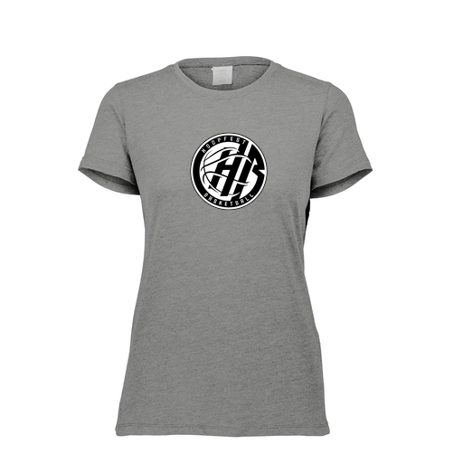 [FTSCUBGY-FAXS-LOGO2] Decker Women's Tri-Blend T-Shirt - Short Sleeve (Female Adult XS, Gray, Logo 2)