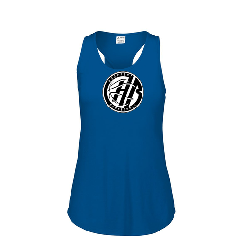 [3078.U55.S-LOGO2] Ladies Tri Blend Tank Top (Female Adult S, Royal, Logo 2)