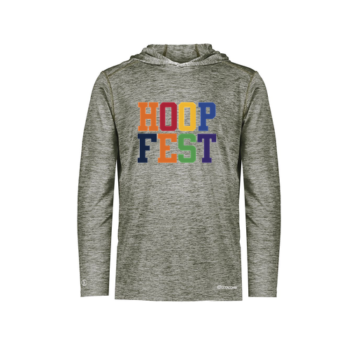 [FOLHCGGY-AS-LOGO1] Decker Men's Charge Hoodie (Adult S, Gray, Logo 1)