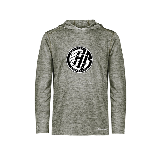 [FOLHCGGY-AS-LOGO2] Decker Men's Charge Hoodie (Adult S, Gray, Logo 2)