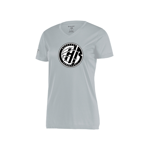 [222820.099.S-LOGO2] Ladies Movement Dri Fit Shirt (Female Adult S, Silver, Logo 2)